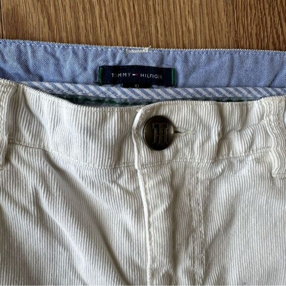 TOMMY HILFIGER Corduroy White Pants size 10 EUC - Picture 4 of 6